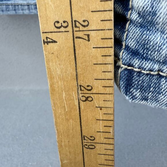 Silver Jean Co Jeans Girls 14 Light Blue Sasha Straight Leg Mid Rise School Jean - Picture 12 of 14